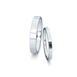 Wedding rings Infinity in 18K white gold