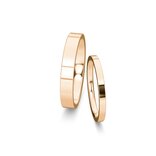 Wedding rings Infinity in 14K rosé gold
