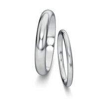 Wedding rings Delight/Heaven in palladium