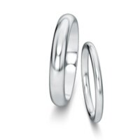 Wedding rings Delight/Heaven in platinum