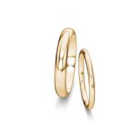 Wedding rings Delight/Heaven in 14K yellow gold