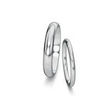 Wedding rings Delight/Heaven in palladium