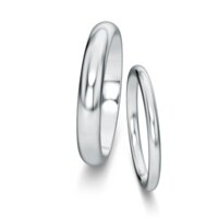Wedding rings Delight/Heaven in platinum