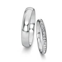 Wedding rings Classic/Eternal with diamonds 0.29ct