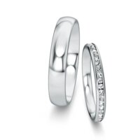 Wedding rings Classic/Eternal with diamonds 0.29ct