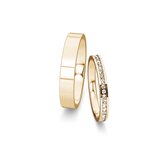 Wedding rings Infinity with diamonds 0.29ct