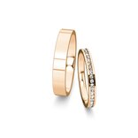 Wedding rings Infinity with diamonds 0.29ct