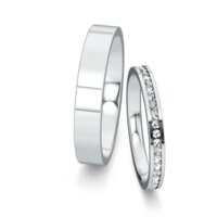 Wedding rings Infinity with diamonds 0.29ct