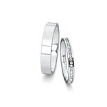 Wedding rings Infinity with diamonds 0.29ct
