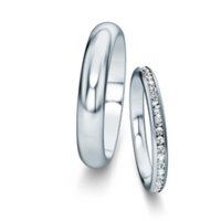 Wedding rings Delight/Heaven with diamonds 0.3ct