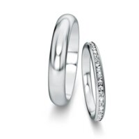 Wedding rings Delight/Heaven with diamonds 0.3ct