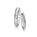 Wedding rings Delight/Heaven with diamonds 0.3ct