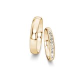 Wedding rings Classic/Eternal with pavé 0.22ct