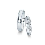 Wedding rings Classic with diamond-Pavé 0.22ct