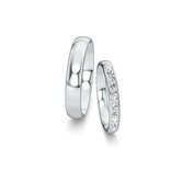 Wedding rings Classic/Eternal with pavé 0.22ct