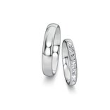 Wedding rings Eternal with diamond-Pavé 0.22ct