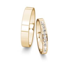 Wedding rings Infinity with pavé 0.22ct