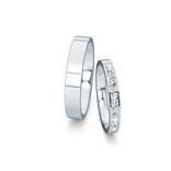 Wedding rings Infinity with diamond-Pavé 0.22ct