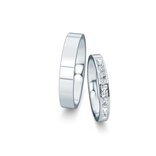 Wedding rings Infinity with pavé 0.22ct