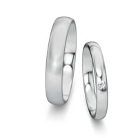 Wedding rings Classic/Eternal with diamond 0.03ct