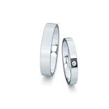 Wedding rings Infinity with diamond 0.03ct