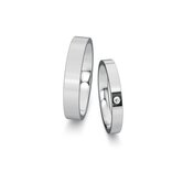 Wedding rings Infinity with diamond 0.03ct