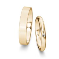 Wedding rings Delight/Heaven with diamond 0.03ct