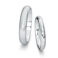 Wedding rings Delight/Heaven with diamond 0.03ct