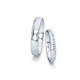 Wedding rings Classic with diamond-Pavé 0.16ct