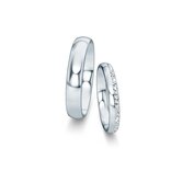 Wedding rings Classic/Eternal with pavé 0.16ct