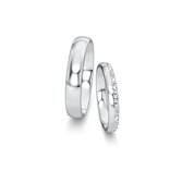 Wedding rings Classic/Eternal with pavé 0.16ct