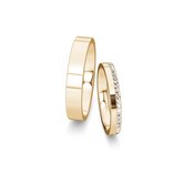 Wedding rings Infinity with diamond-Pavé 0.165ct