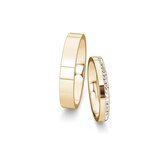 Wedding rings Infinity with pavé 0.165ct