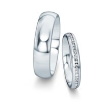 Wedding rings Classic/Eternal with diamonds 0.13ct