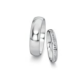 Wedding rings Classic/Eternal with diamonds 0.13ct