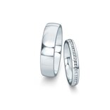 Wedding rings Modern/Romance with diamonds 0.13ct
