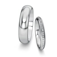Wedding rings Delight/Heaven with diamonds 0.135ct