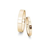 Wedding rings Infinity with diamond 0.06ct