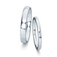 Wedding rings Modern/Romance in 18K white gold