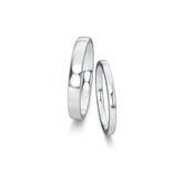 Wedding rings Modern/Romance in platinum