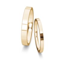 Wedding rings Infinity in 18K yellow gold