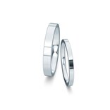 Wedding rings Infinity in 14K white gold