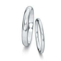 Wedding rings Delight/Heaven in platinum