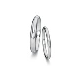 Wedding rings Delight/Heaven in palladium
