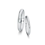 Wedding rings Delight/Heaven in platinum