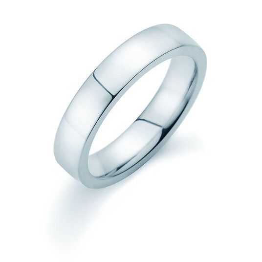 Herenring Infinity 3mm in zilver 925/- mat