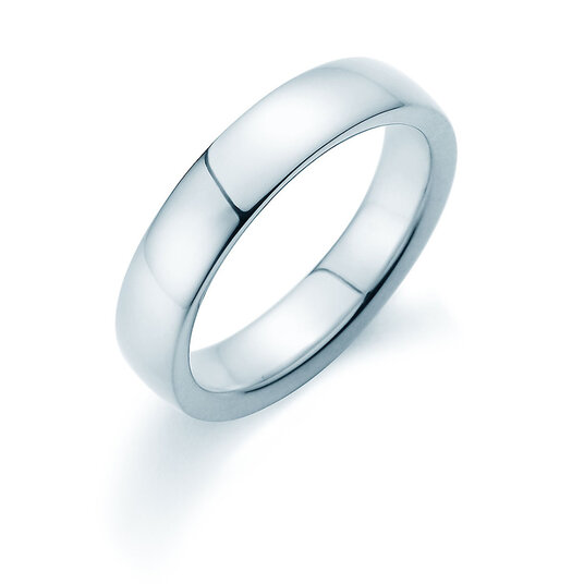 Ring for men Modern 3mm in silver 925/- matt