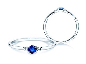 Engagement ring Vivid Petite in white gold