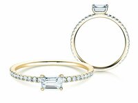 Engagement ring Emerald-Cut