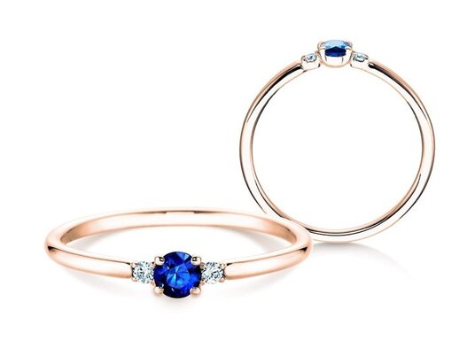 Engagement ring Vivid Petite in rose gold